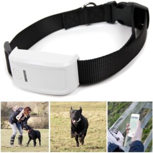 Rastreador GPS Satelital Mascotas Collar Perros Gatos TK909